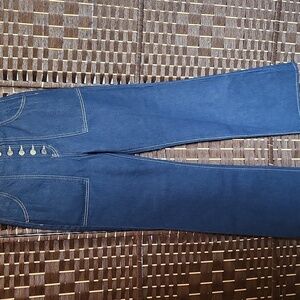 Veronica Beard Dark Blue Flare Jeans